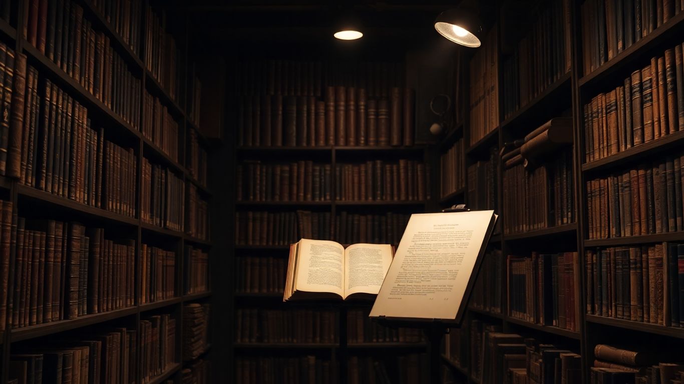 Antiquariat mit wertvollen Büchern und Diebstahlschutz