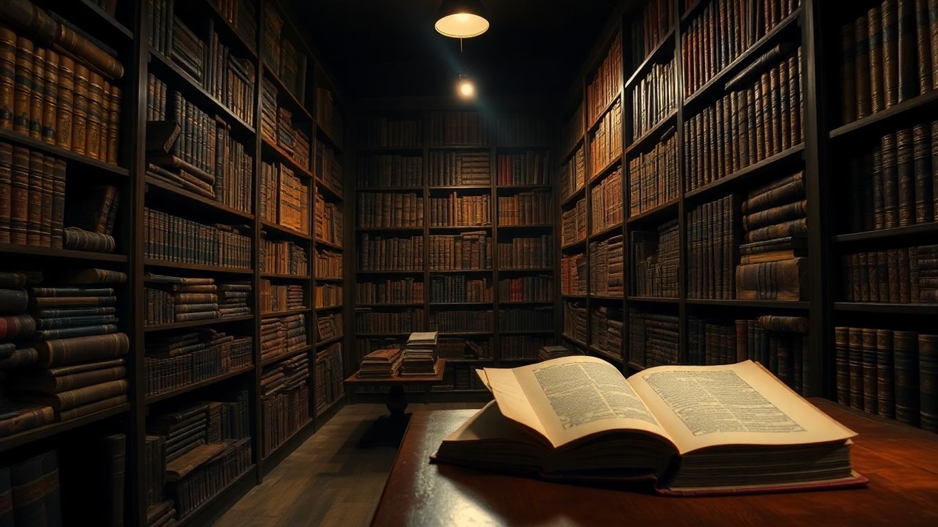 Wertvolle Bücher in einem Antiquariat