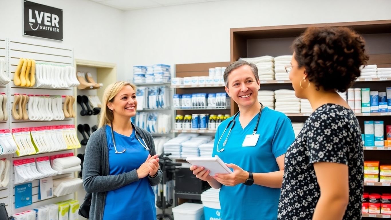 Sanitätshaus mit Beratung und Produkten