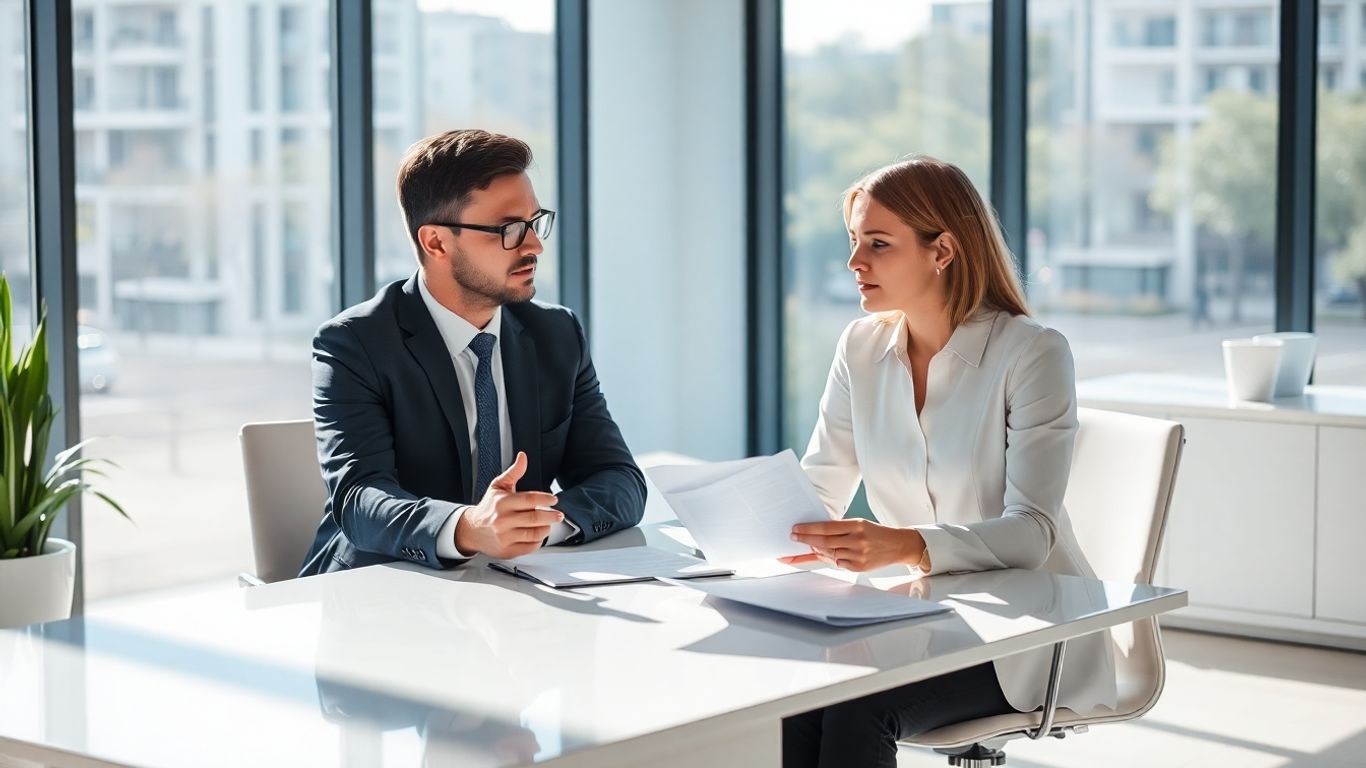 Beratung im modernen Büro
