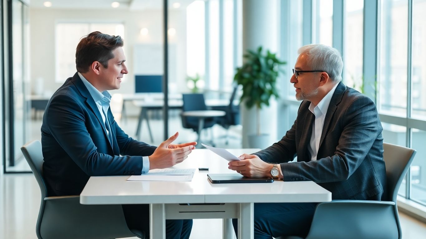 Beratung über Incoming-Versicherung im Büro