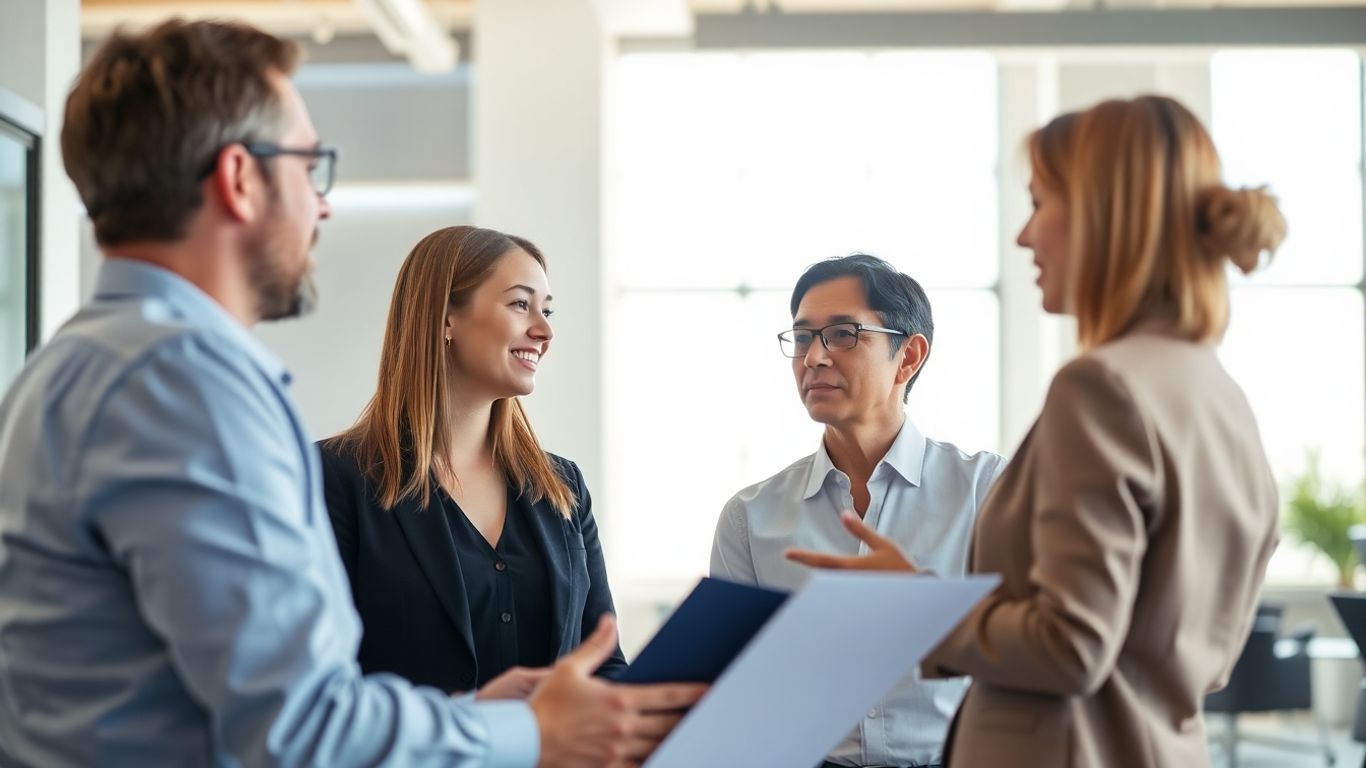 Beratung im modernen Büro