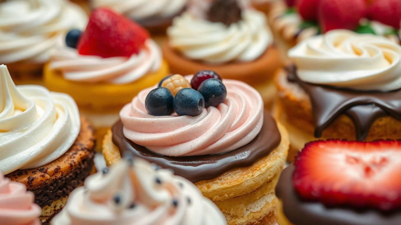 Feinbackwaren und Torten in einer Patisserie