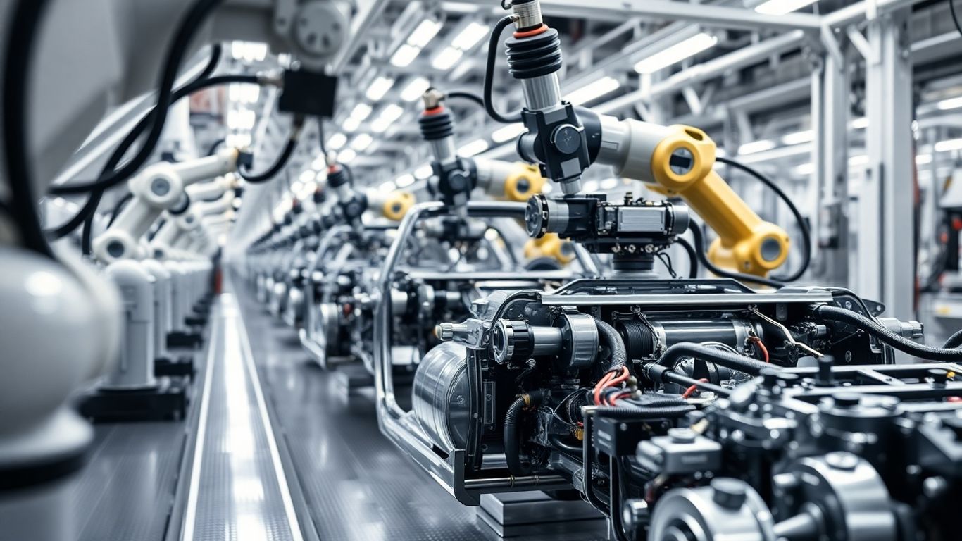 Automobilindustrie: Maschinen und Anlagen in der Fertigung