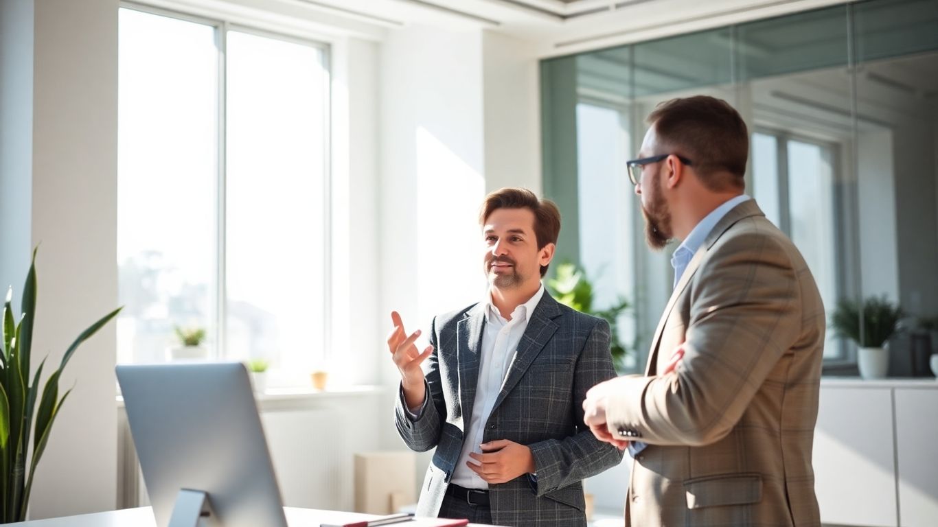 Beratung im modernen Büro