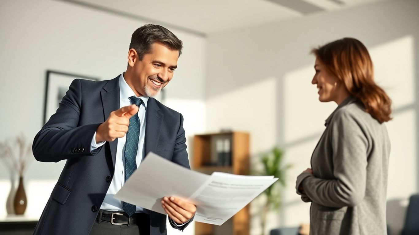 Beratung zur Berufsunfähigkeitsversicherung im Büro