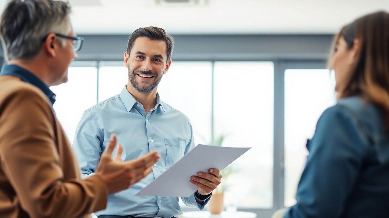 Beratung zur BU-Rente im Büro
