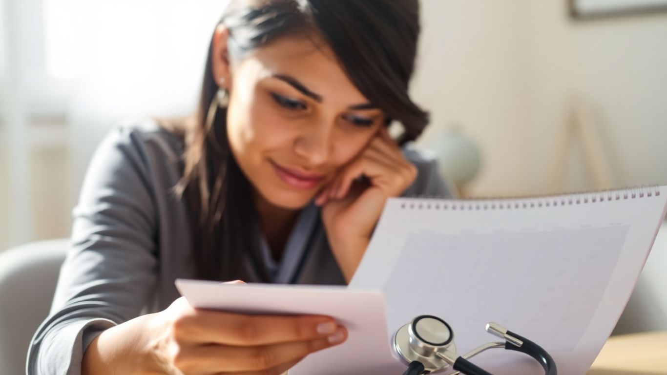 Person überlegt über Berufsunfähigkeitsversicherung und Gesundheit