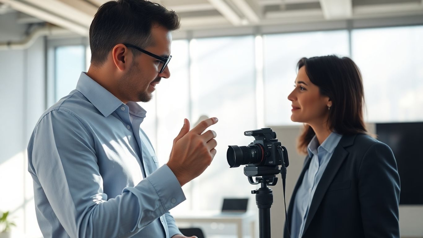 Beratung zur Kameraversicherung im Büro