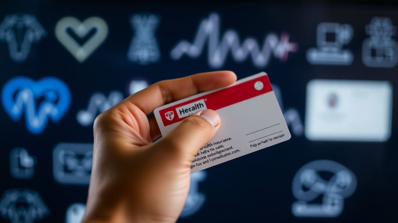 Gesundheitskarte in der Hand