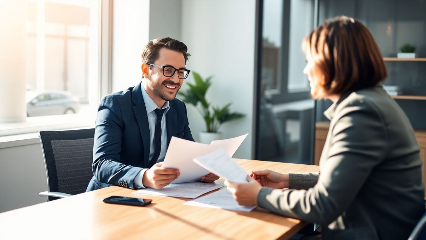 Berufs­unfähigkeits­versicherung Beratung im Büro