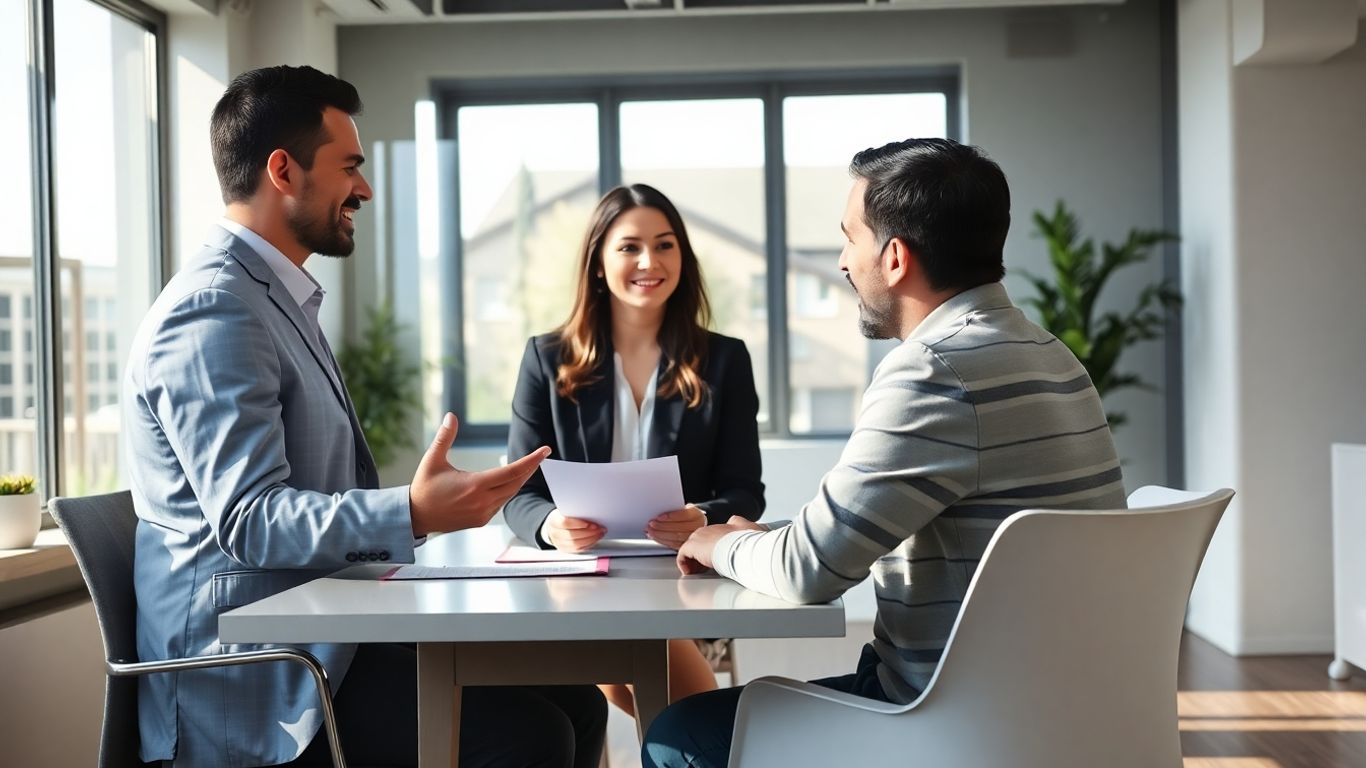 Berater und Kunde im Gespräch über Berufsunfähigkeit