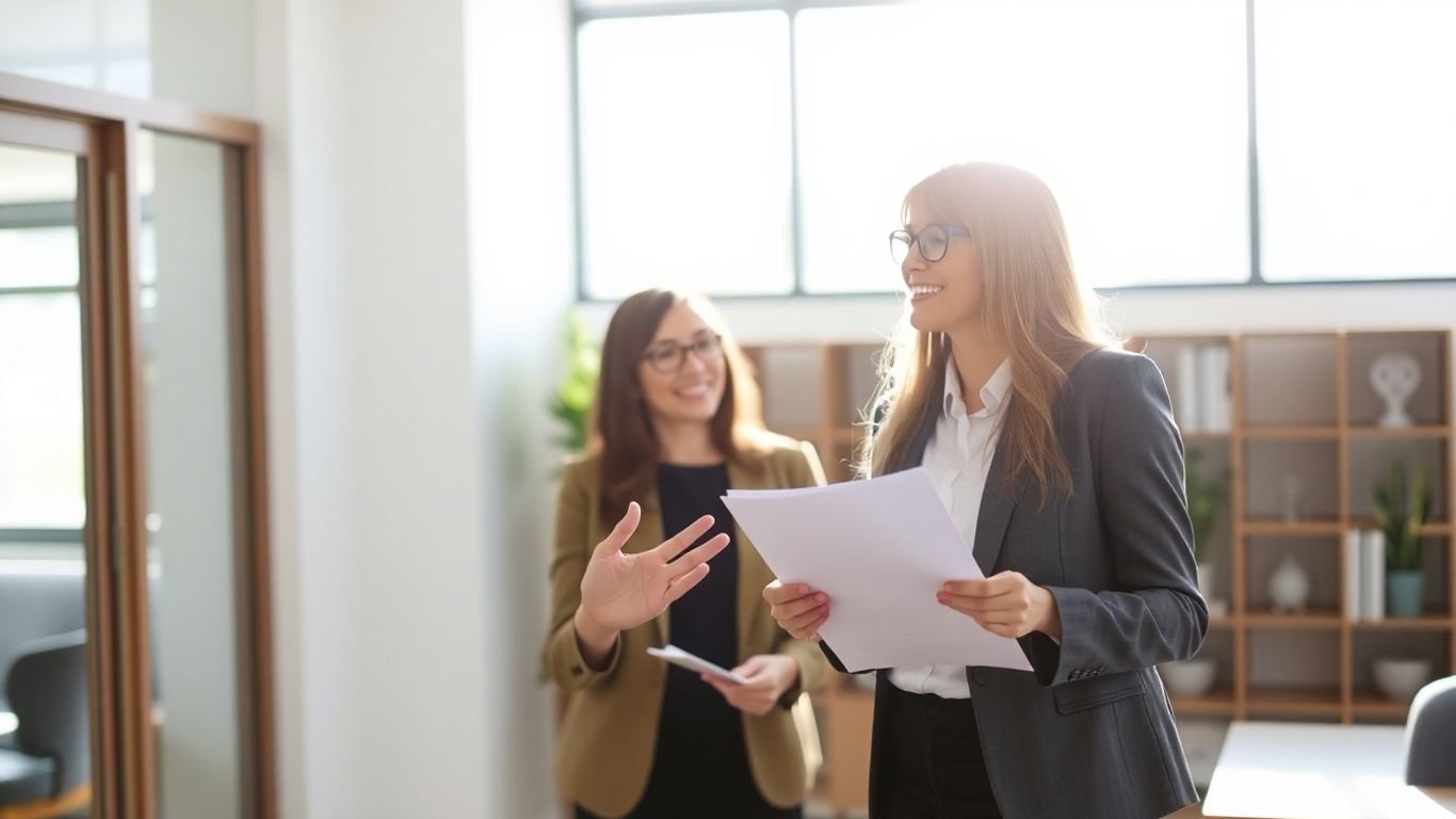 Versicherungsberater und Kunde im Gespräch im Büro