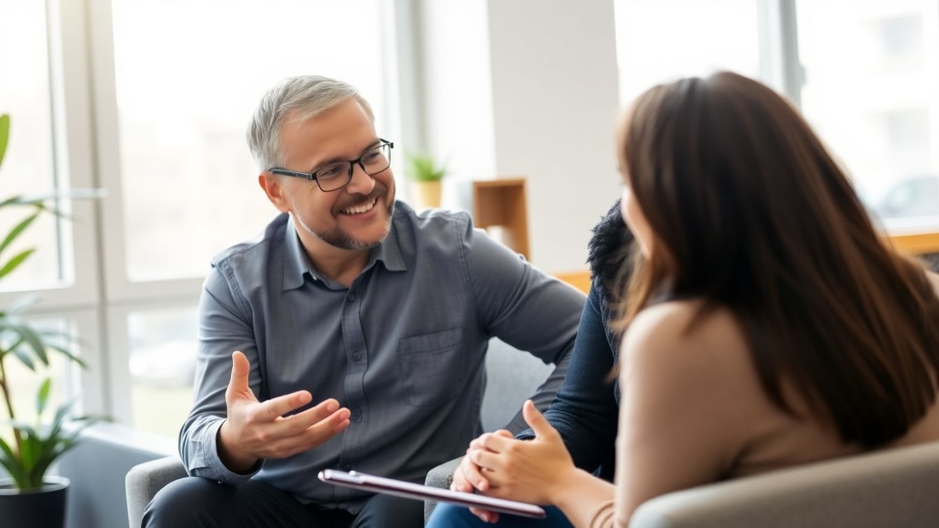 Beratung zur Berufsunfähigkeitsversicherung im Büro