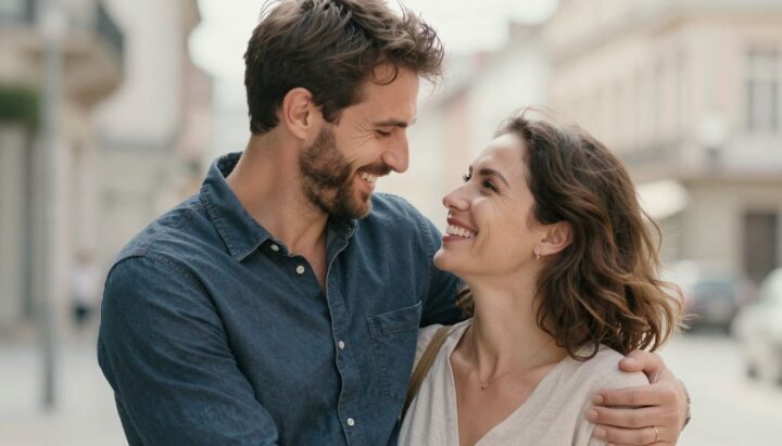 Couple happy about stable AOK Bayern contribution rate.