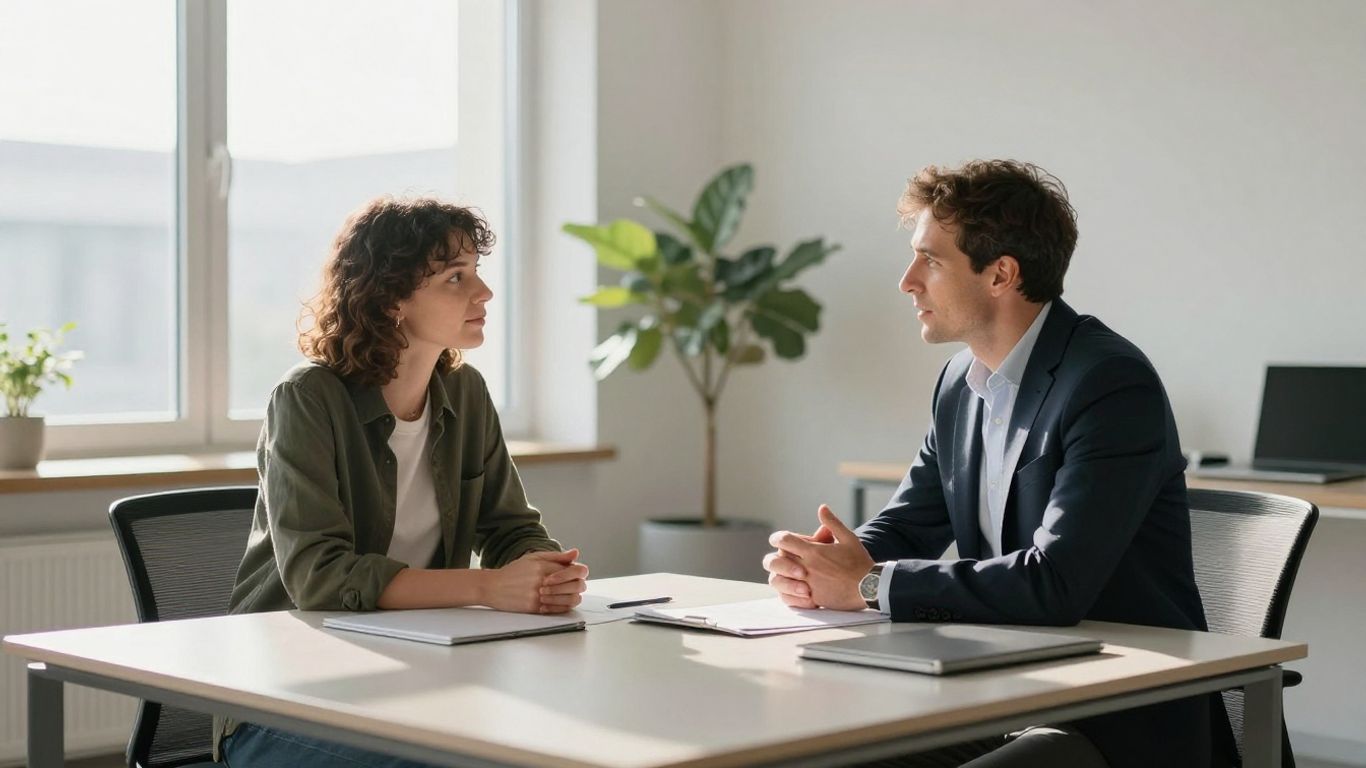 Beratung im modernen Büro über Krankenhauszimmer.