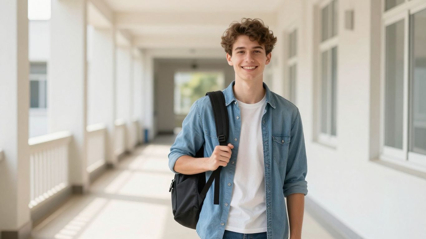 Student immatrikuliert sich und schließt Krankenversicherung ab.