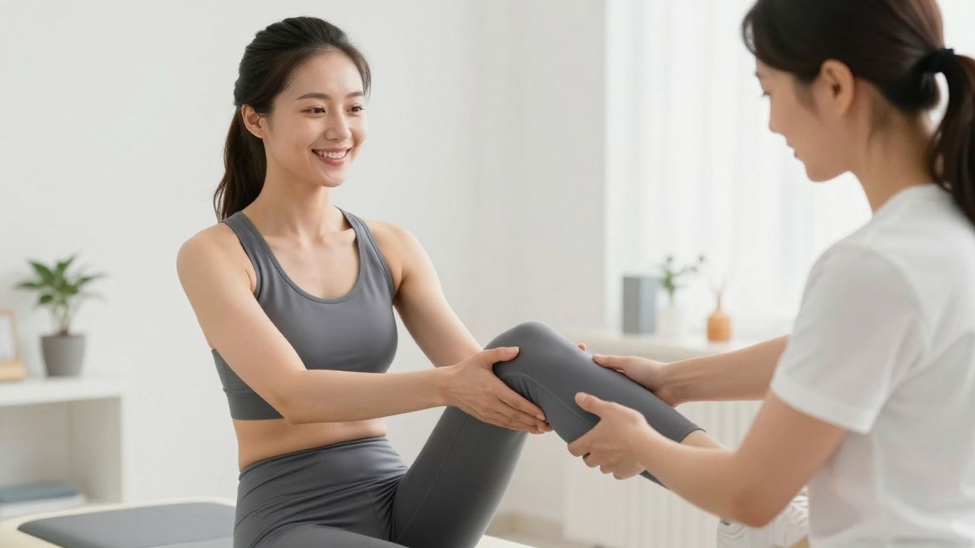 Physiotherapie Erstattung: Frau in Behandlung