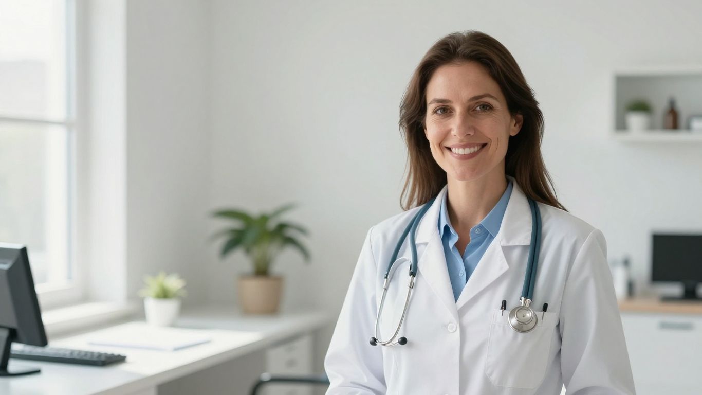Arzt im Gespräch mit Patient